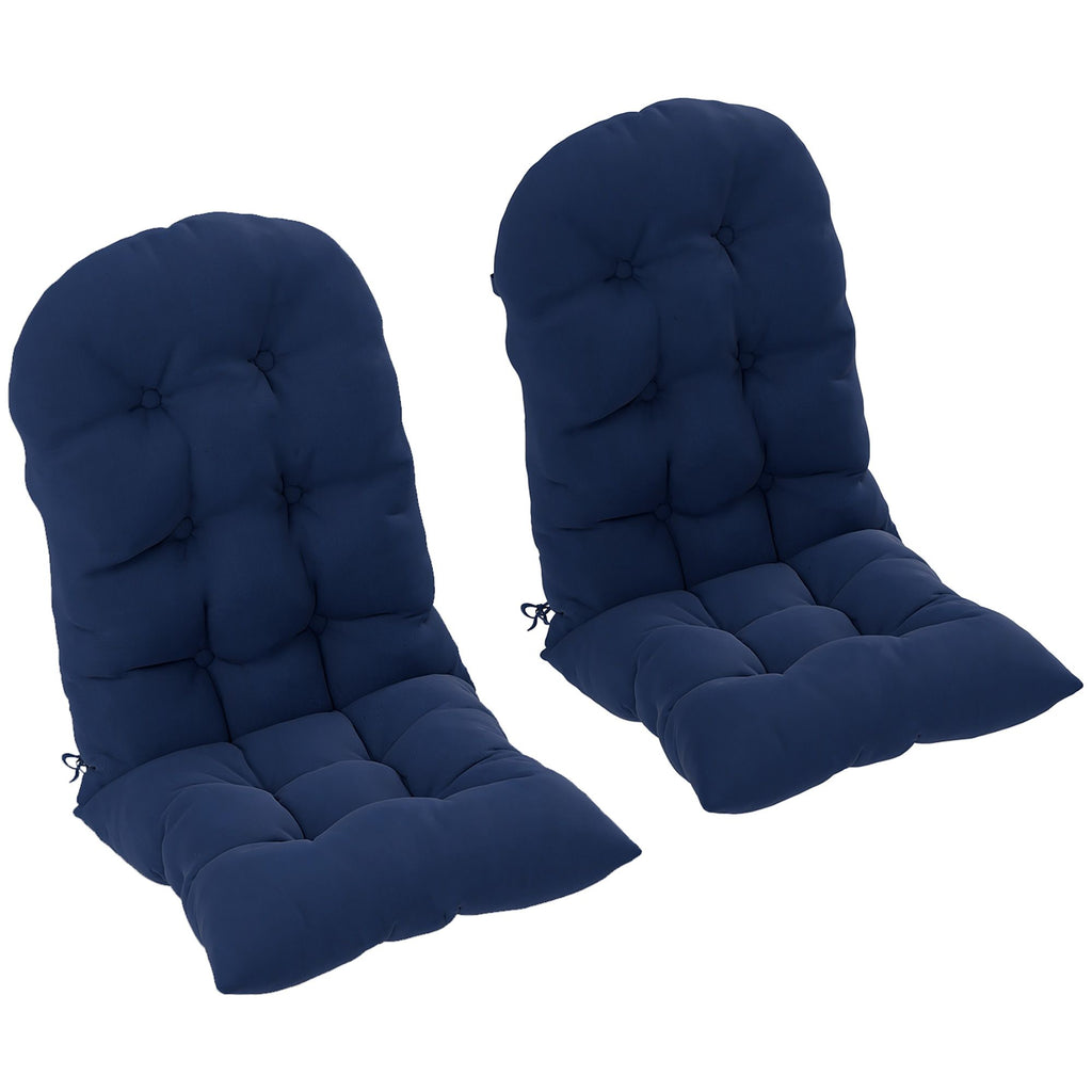 Navy Adirondack Chair Cushions – Set of 2 – product image 11