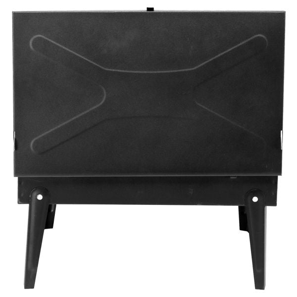 Portable Square Charcoal Grill – Black – product image 4