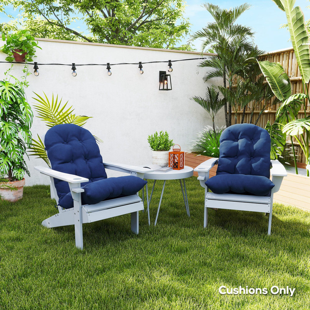 Navy Adirondack Chair Cushions – Set of 2 – product image 10
