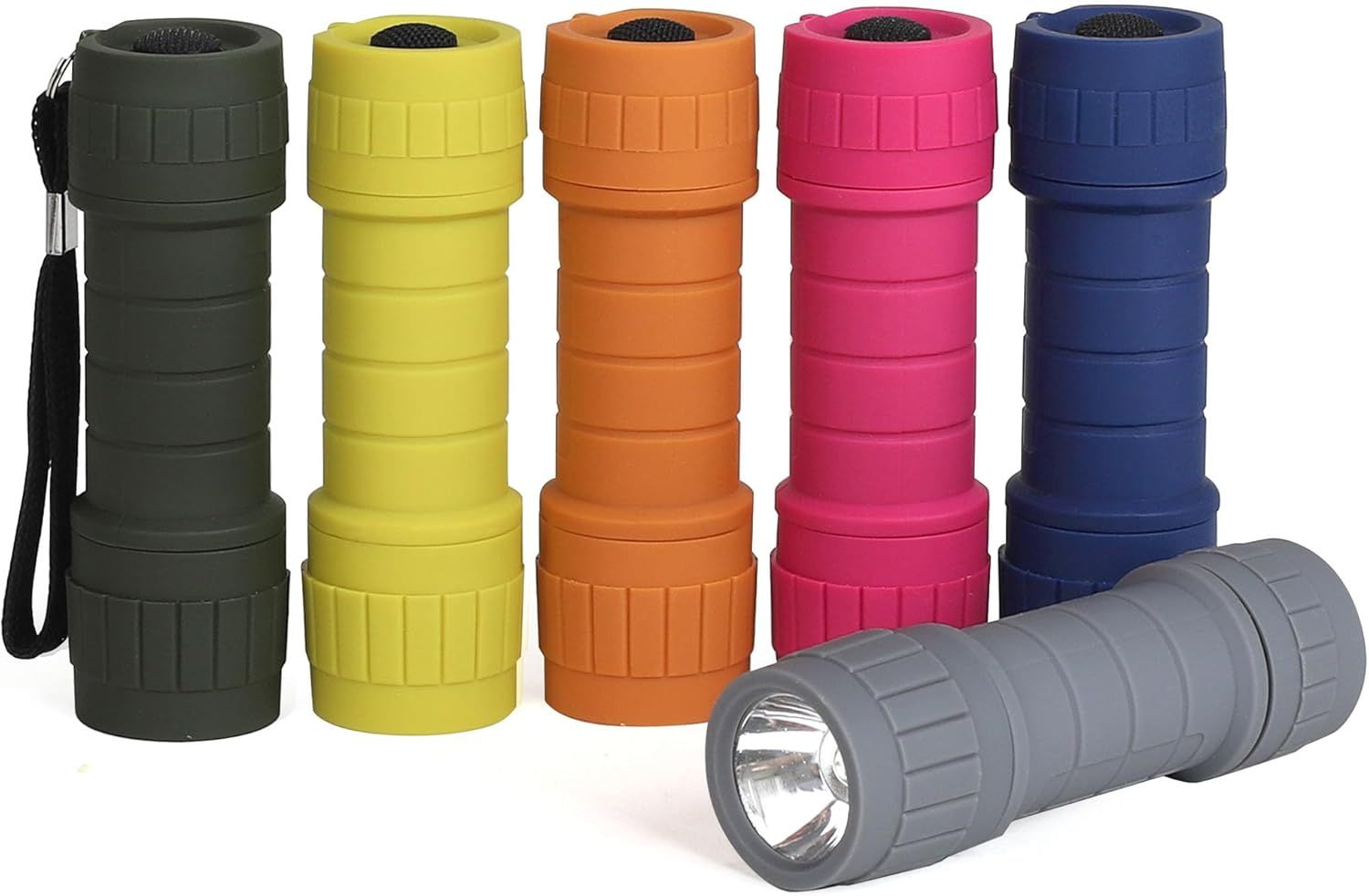 Compact LED Flashlights with Batteries – 6 Pack – product image 4