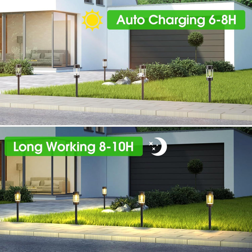 Warm White Solar Landscape Lights – 12 Pack – product image 6