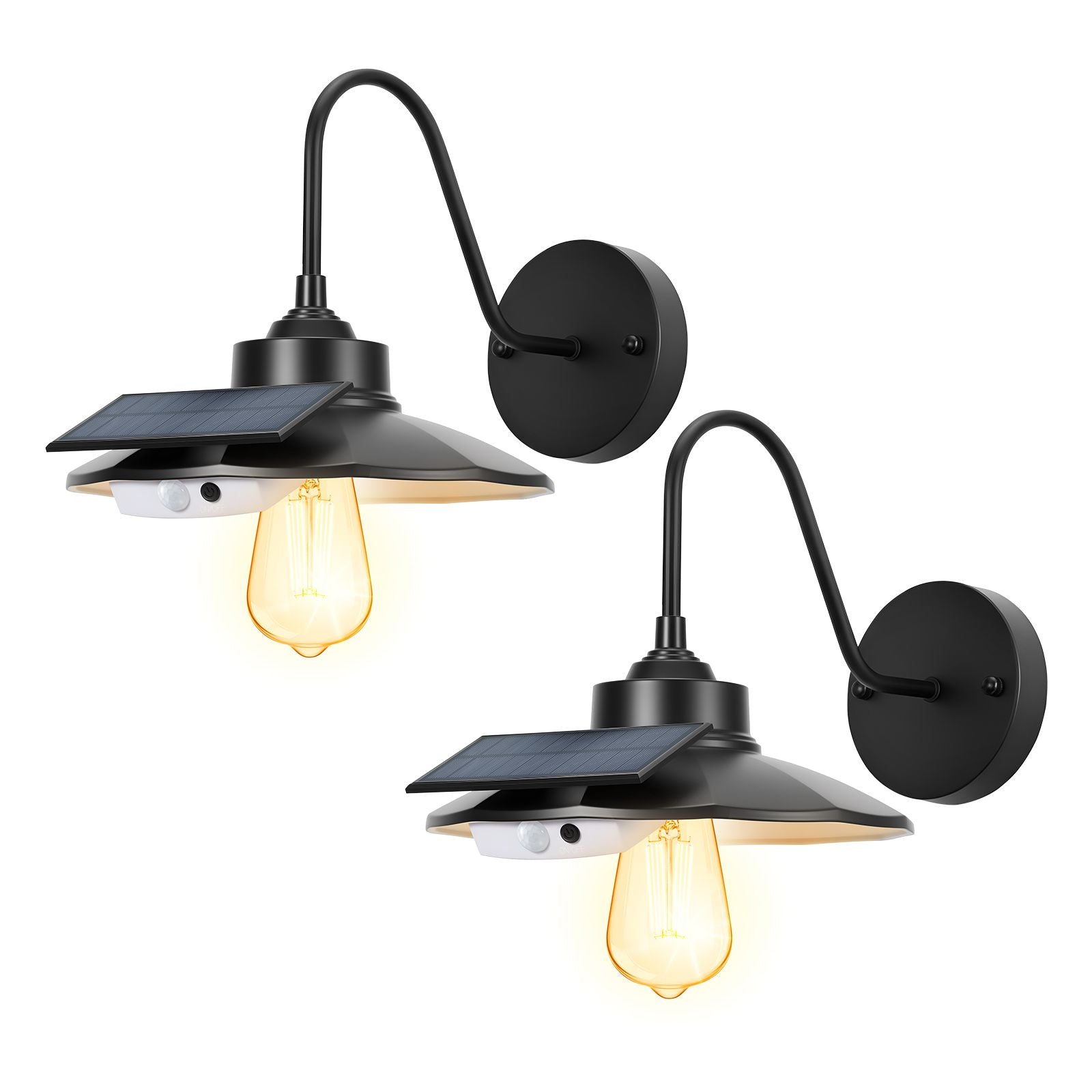 Solar Motion-Sensor Barn Lights – 2 Pack – product image 11