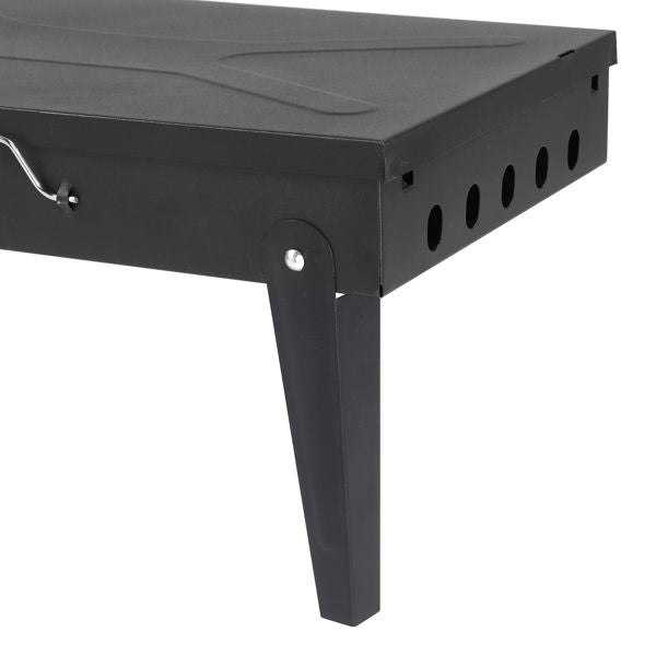 Portable Square Charcoal Grill – Black – product image 9