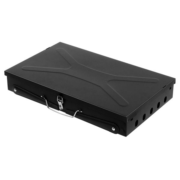 Portable Square Charcoal Grill – Black – product image 8