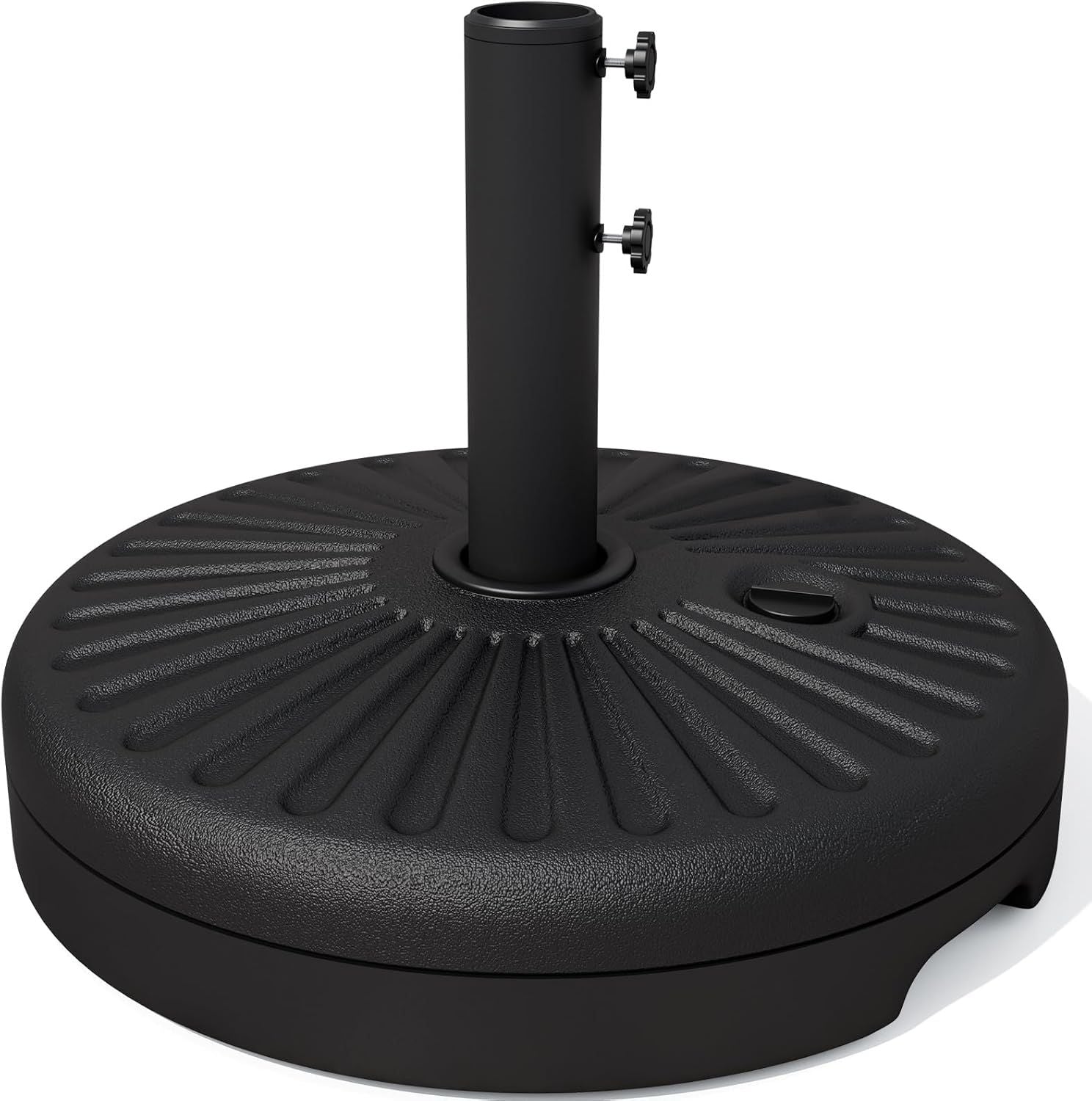 Water-Filled Patio Umbrella Base – Black