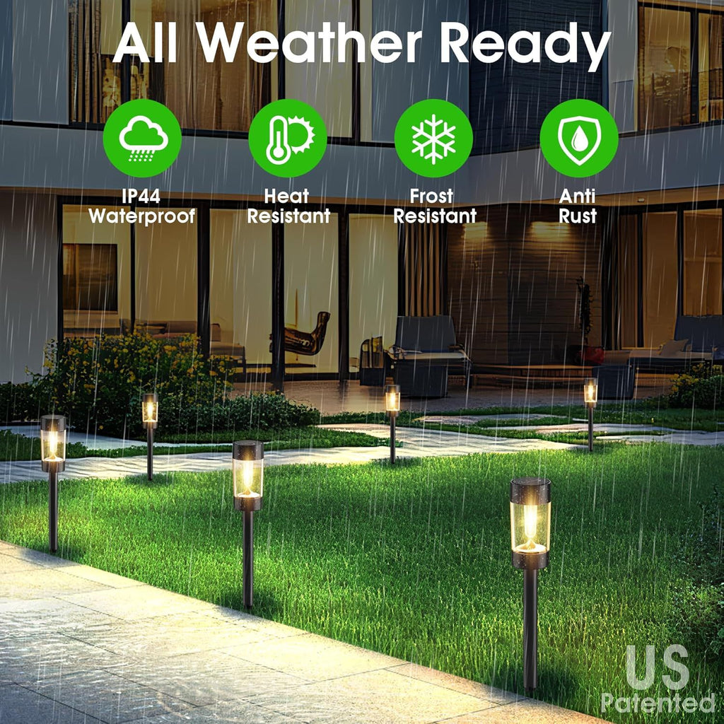Warm White Solar Landscape Lights – 12 Pack – product image 3