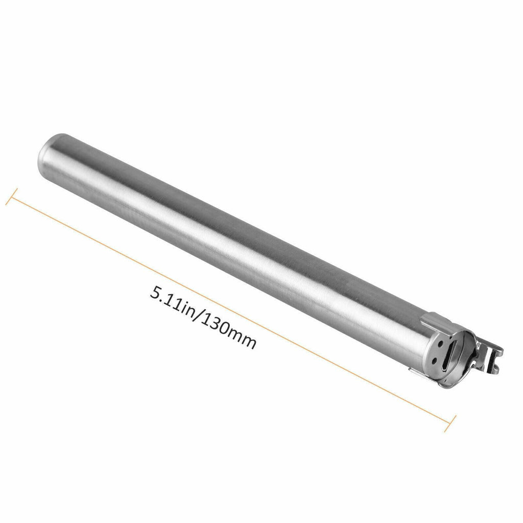 USB Rechargeable Stainless Steel Pen Flashlight – product image 8
