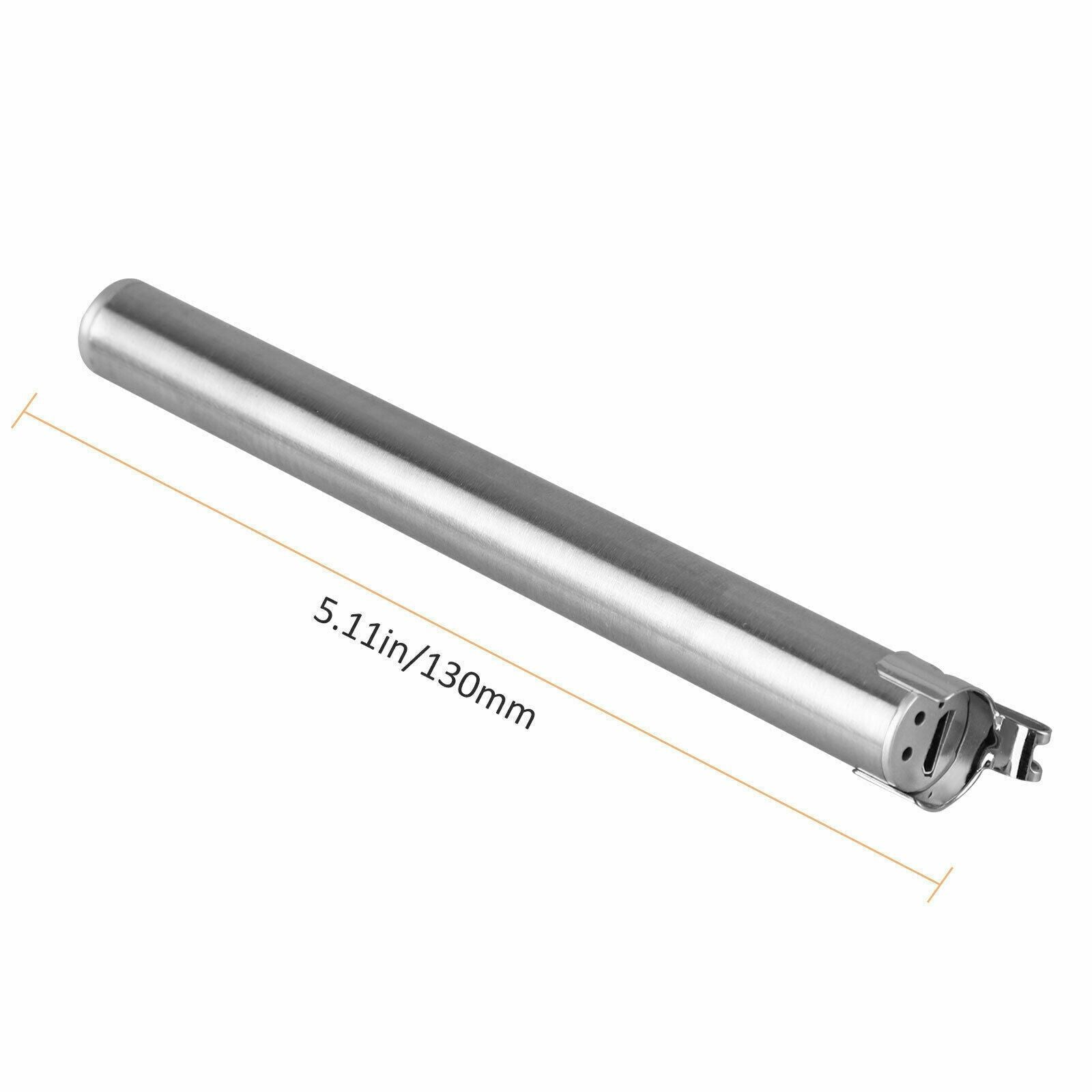 USB Rechargeable Stainless Steel Pen Flashlight – product image 8