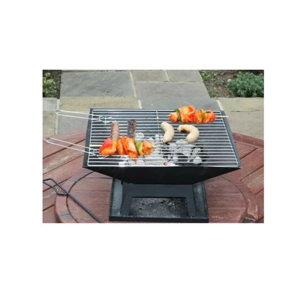 Portable Square Fire Pit and Charcoal Grill – product image 3